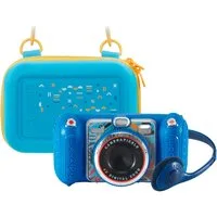 Vtech® KidiZoom Duo Pro, blau Kinderkamera (inklusive Tragetasche)