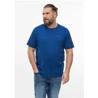 s.Oliver Kurzarmshirt T-Shirt T-Shirt in Flammgarnstruktur mit Logo-Detail
