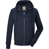 G.I.G.A. DX by killtec Sweatjacke GS 8 MN SWT JCKT GOTS GOTS-zertifizierte Bio-Baumwolle, Carbon-Finish, lässiger Look