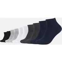 Camano Kurzsocken Unisex Socken Ca-Soft Organic Cotton Quarter (10-Paar) Regularsocken aus pflegeleichter Baumwollmischung