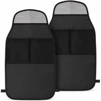 MidGard Auto-Rückenlehnentasche Premium Rückenlehnenschutz Organizer für Autositz, Rücksitzschoner (2-tlg)