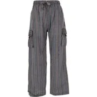 Guru-Shop Relaxhose Gestreifte Yogahose, Unisex Baumwoll-Goa-Hose -.. alternative Bekleidung, Retro, Ethno Style