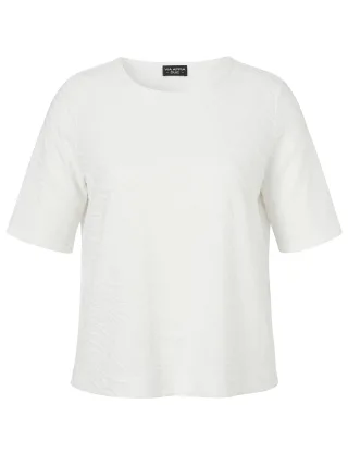 VIA APPIA DUE - T-Shirt Rundhals 1/2 Arm ecru - Gr. - 52