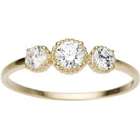 Firetti Goldring Schmuck Geschenk Gold 333 Damenring Goldring, mit Zirkonia (synth)