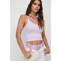 No Matter What Blusentop Crop-Bluse mit einer Schulter