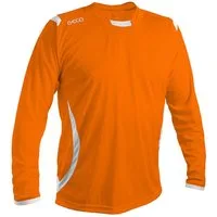 Geco Langarmshirt Levante (100% Polyester) orange/weiss Herren