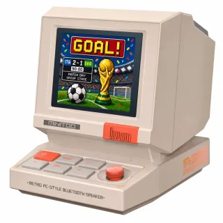 Divoom MiniToo Retro bluetooth Speaker Portable Pixel Display Music Box Retro Computer Style Speaker Gift