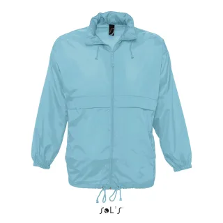 SOLS Unisex Surf Windbreaker Lightweight Jacket (Blaues Atoll)