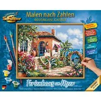 Schipper Malen nach Zahlen Meisterklasse Premium - Ferienhaus am Meer, Made in Germany