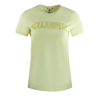 Parajumpers Cristie Brand Logo Zartgelb T-shirt