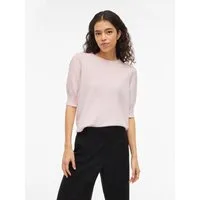 Vila Strickpullover VIRIL 2/4 SLEEVE O-NECK KNIT TOP - NOOS
