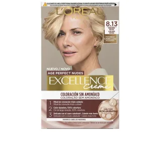 Excellence Creme Ammoniakfreie Haarfarbe Mit Mikrokeratin #8.13-beige Blond 1 Einheit