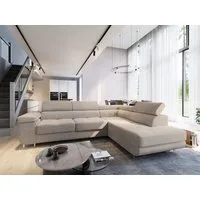 Masseno Ecksofa APIRO mit Schlaffunktion L-Form, Sofa mit Bettkasten