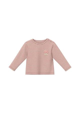 s.Oliver - T-Shirt pink/creme - Gr. - 80