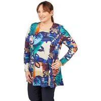 Mona Lisa Longshirt Große Größe hochwertige Viskose