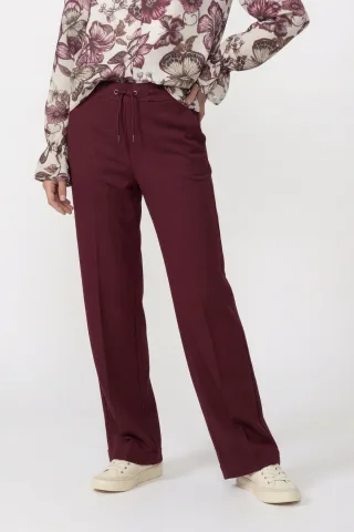 monari - Wide-Leg-Jogger dark bordeaux - Gr. - 36
