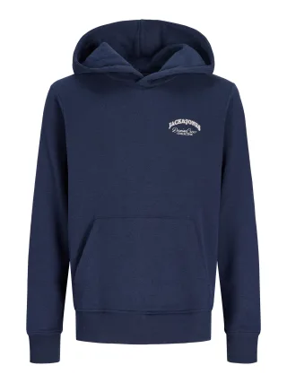 JACK&JONES - JJEBRANDES BACKP RELAXED SWEAT H SN JNR Navy Blazer - Gr. - 176