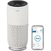 BOSCH Luftreiniger Air 6000i, leistungsstark und mit App-Steuerung, für 125 m² Räume, mit 4-in-1 Luftfilter und Temperatur- und Luftfeuchtigkeits-Sensor
