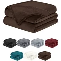 Wohndecke, flauschige Kuscheldecke, weiche Decke, Überwurfdecke, BARBONS, atmungsaktiv, super weich und flauschig, hochwertig