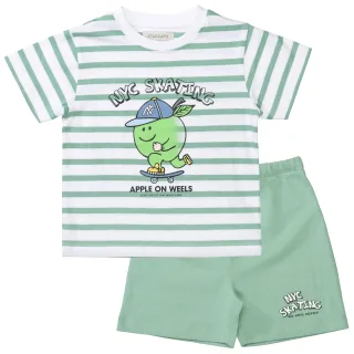 STACCATO - MB Shorty Pyjama pistacio green str. - Gr. - 110