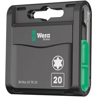 Wera Bit-Box 20 TX, TX 20 x 25 mm, 20-teilig - 05057770001