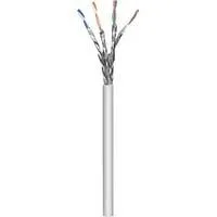 Patchkabel CAT6a S/FTP grau, 100 Meter, ohne Stecker