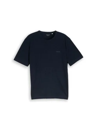Tom Tailor - T-Shirt in Melange-Optik sky captain blue - Gr. - XL
