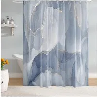 M&W DAS DESIGN Duschvorhang Shower curtains Anti schimmel Waschbar ​​180x200