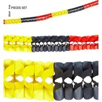 Widmann S.r.l. Hängedekoration Deutschland Girlande 3 m - Ø 8 cm, 2er Set
