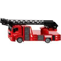 SUPER MAN Feuerwehr Drehleiter, Modellfahrzeug rot