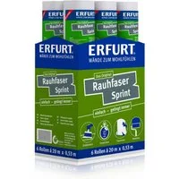 ERFURT Papiertapete Rauhfaser SPRINT, 20 m x 0,53 m - 6 Rollen