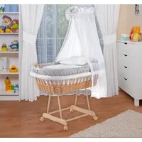 Waldin Stubenwagen Waldin Baby Stubenwagen-Set mit Ausstattung,XXL