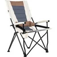 COSTWAY Campingstuhl Klappstuhl, mit Getränkehalter, bis 150kg