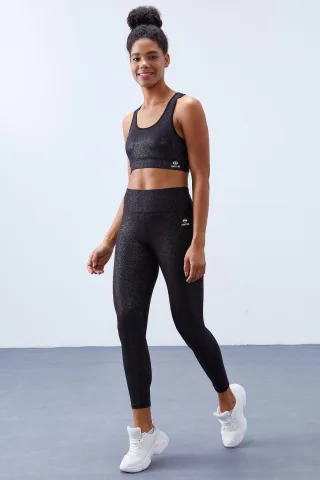 Ärmelloses Aktiveset mit Hochtaillierten Leggings