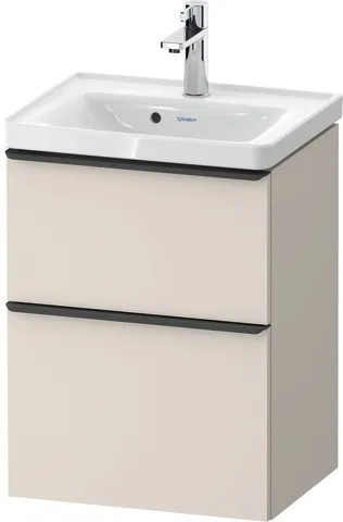 Duravit D-Neo Waschtischunterbau wandhängend Taupe Matt 484x372x625 mm - DE43500BD910000 DE43500BD910000