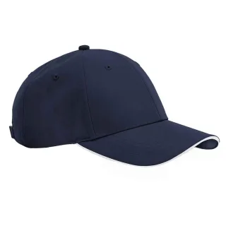 Beechfield - "Team Sports-Tech" Kappe (Dunkelblau/Weiß)