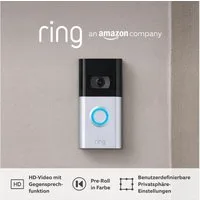 Ring Smart Home Türklingel Videotürklingel 4 Akku (Video Doorbell 4), Türklingel mit Kamera