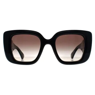 Gucci Square Womens Glänzend Schwarz Grau Farbverlauf GG1975S