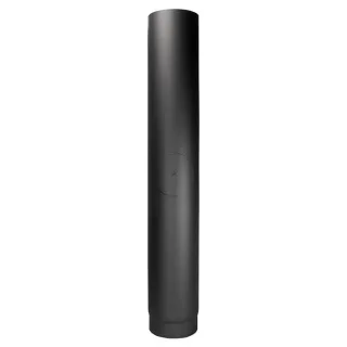 Bertrams Abgasrohr 07RL1000-150T 1000 mm, Ø 150 x 2 mm, zylindrisch, mit Tür, gussgrau