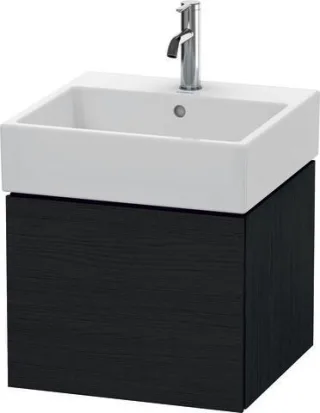 Duravit L-Cube Waschtischunterbau wandhängend Eiche Schwarz Matt 484x459x394 mm - LC617401616 LC617401616