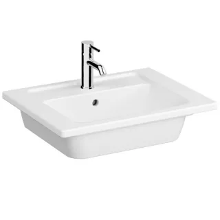 VitrA Integra Möbelwaschtisch 7055B003-0001 60 x 46,5 cm, weiß, Überlauf/Hahnloch mittig