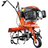 FUXTEC Benzinmotorhacke FX-AF1139-SET1, 36cm Arbeitsbreite, 4-Takt Motor, regulierbare Pflugtiefe, 3000 U/min