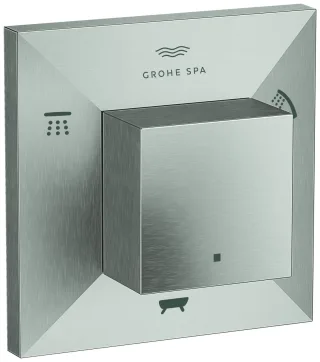 GROHE 5-Wege Umstellung Allure Brilliant 29399 Fertigmontageset supersteel, 29399DC0 29399DC0