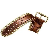 D&G Armband Rough, aus Leder, in Braun, 22cm lang, vintage