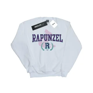 Disney - "Princess Rapunzel Collegiate" Sweatshirt für Mädchen (Weiß)