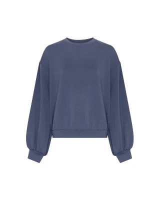 msch copenhagen - MSCHBrionna Ima Q Sweatshirt Vintage Indigo - Gr. - L