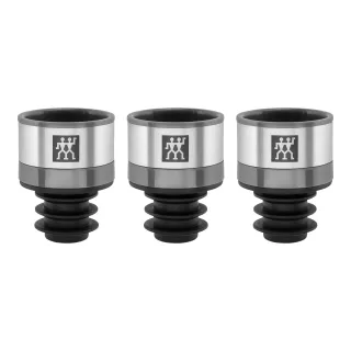 ZWILLING Fresh & Save Vakuum Weinverschluss Set, 3-tlg, Grau
