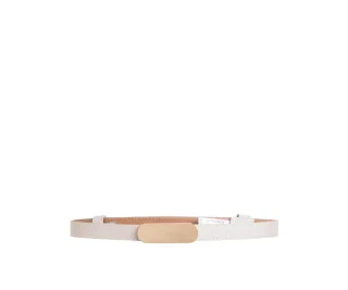 Vanzetti - 20 mm Ledergürtel creme - Gr. - L