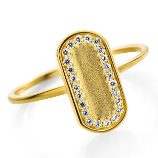 Orphelia 'Malaga' Damen-Ring aus 925er Sterlingsilber – Gold ZR-7573/G