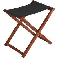 ERST-HOLZ Gartenliege Klappbarer Holz-Campinghocker XL Normale Sitzhöhe